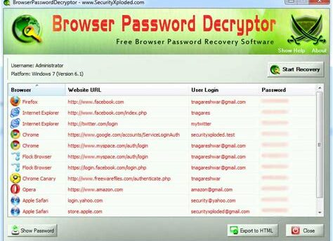 Browser Password Decryptor 2025 Full Crack + Serial Key
