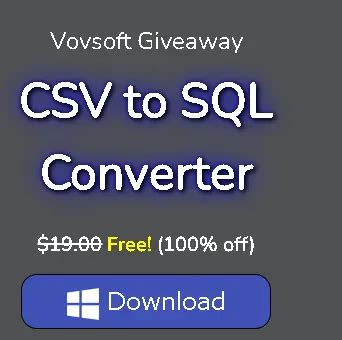 Get VovSoft CSV to SQL Converter Crack + Keygen Free 2025